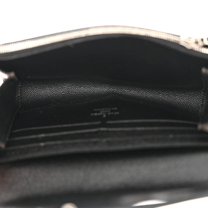 Louis Vuitton Monogram Kabuki Chain Wallet Black 5 of 12