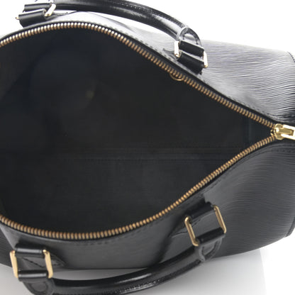 Louis Vuitton Epi Speedy 30 Black 5 of 13