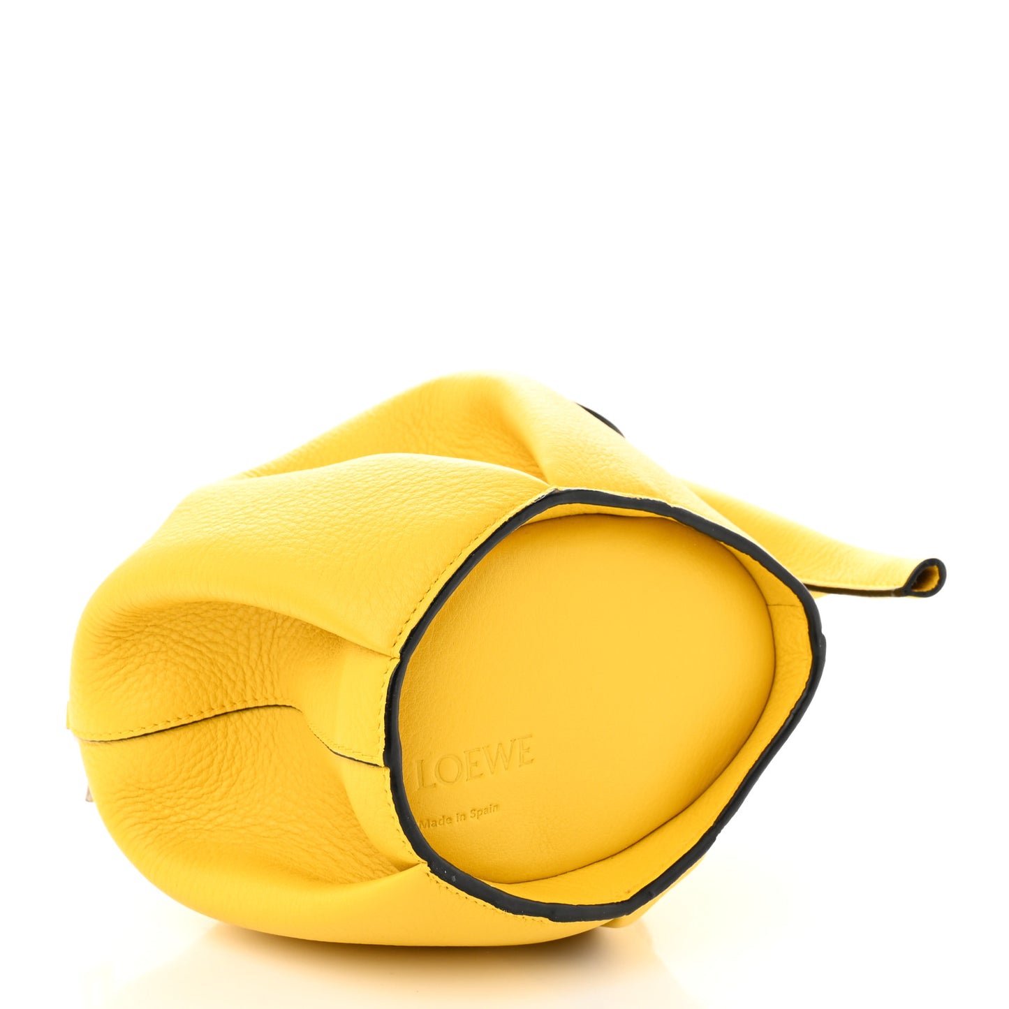 Calfskin Mini Elephant Crossbody Bag Yellow