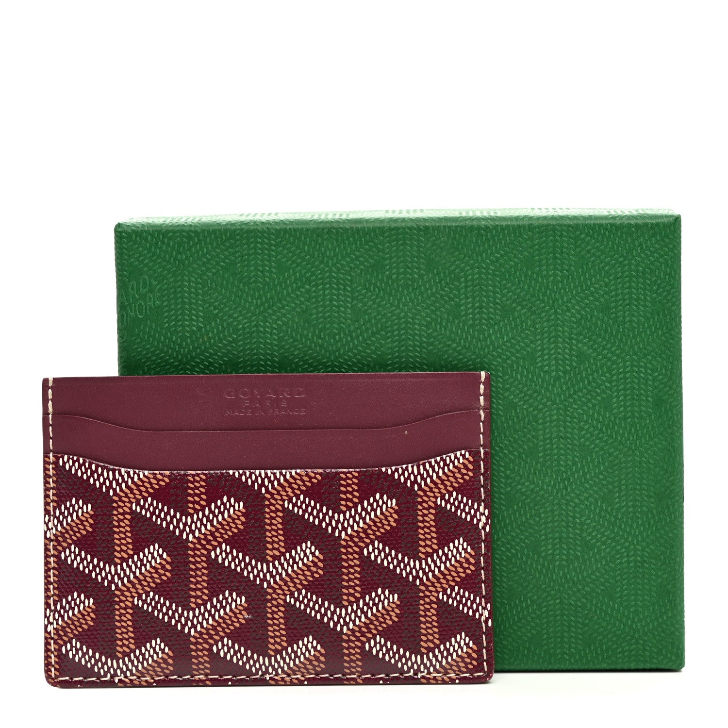 Goyard Goyardine Saint Sulpice Card Holder Bordeaux 7 of 7