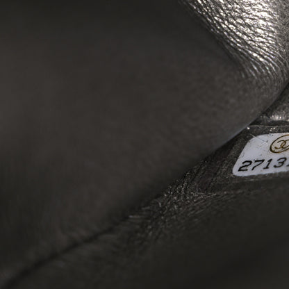 Chanel Galuchat Stingray Small Boy Flap Silver 6 of 10