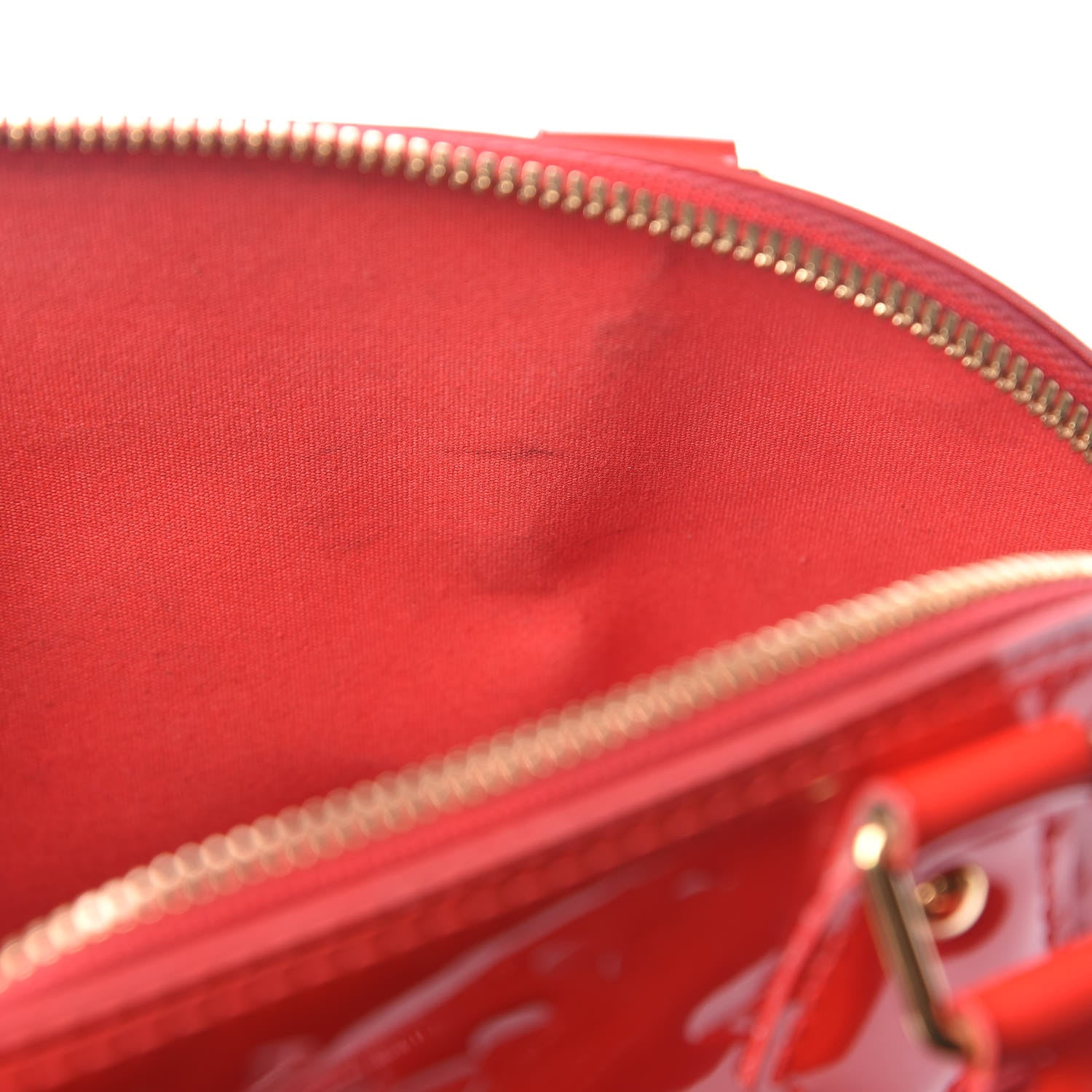 Louis Vuitton Vernis Alma BB Rouge Grenadine 10 of 13