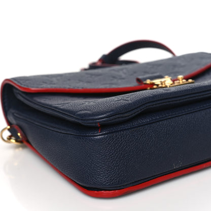 Louis Vuitton Empreinte Pochette Metis Marine Rouge 7 of 9