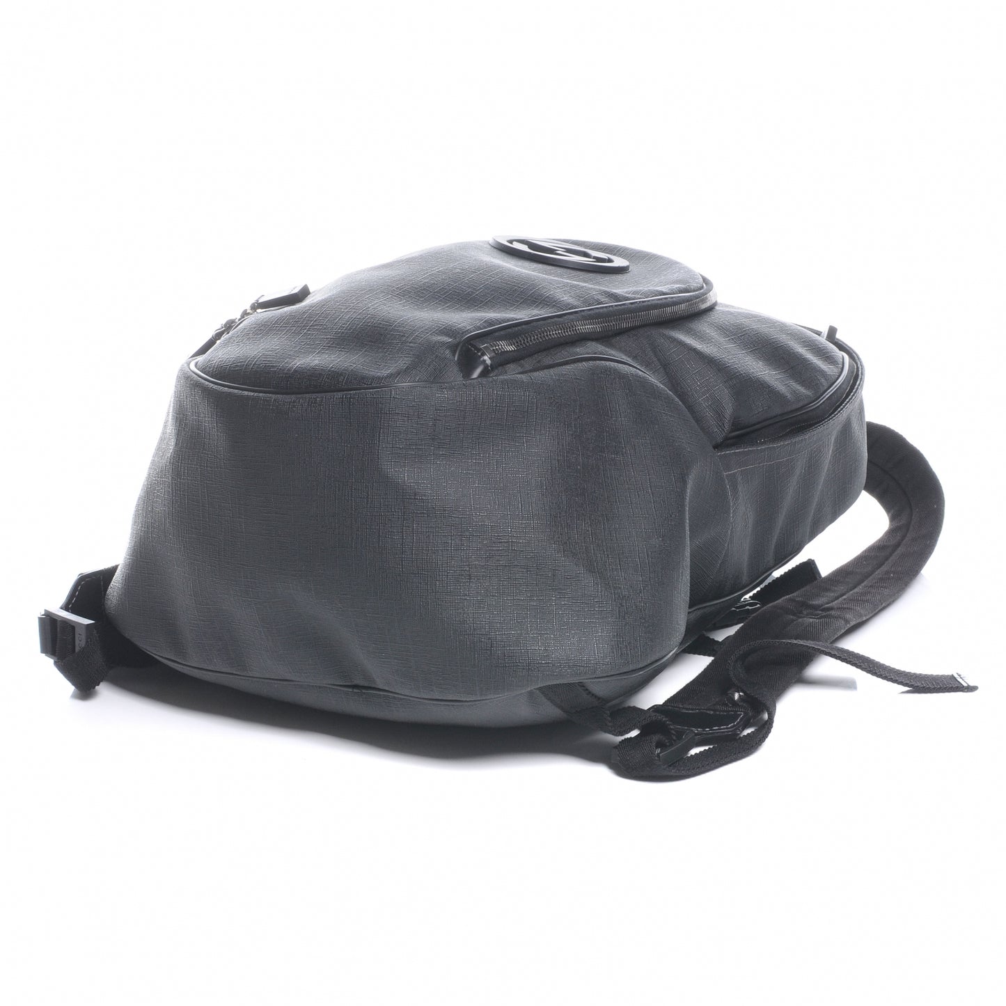 Coated Canvas Interlocking G Travel Backpack Black