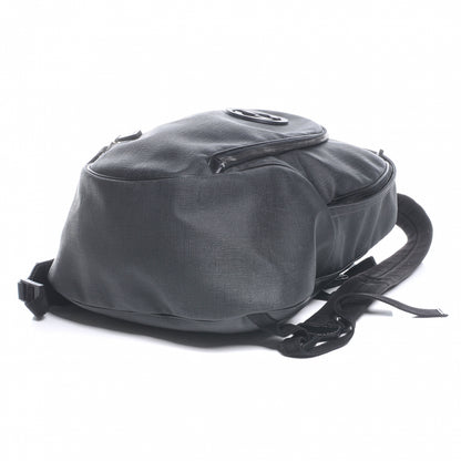 Gucci Coated Canvas Interlocking G Travel Backpack Black 5 of 14