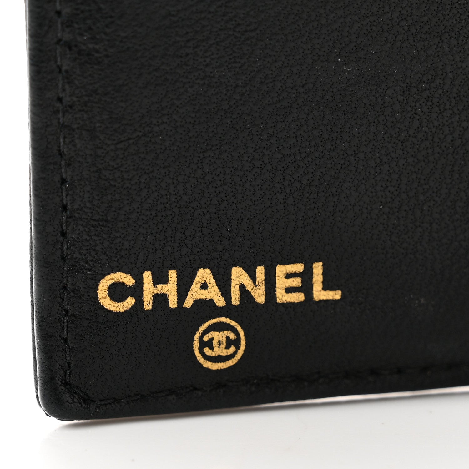 Chanel Caviar Mens Timeless CC Bi-Fold Wallet Black 6 of 8