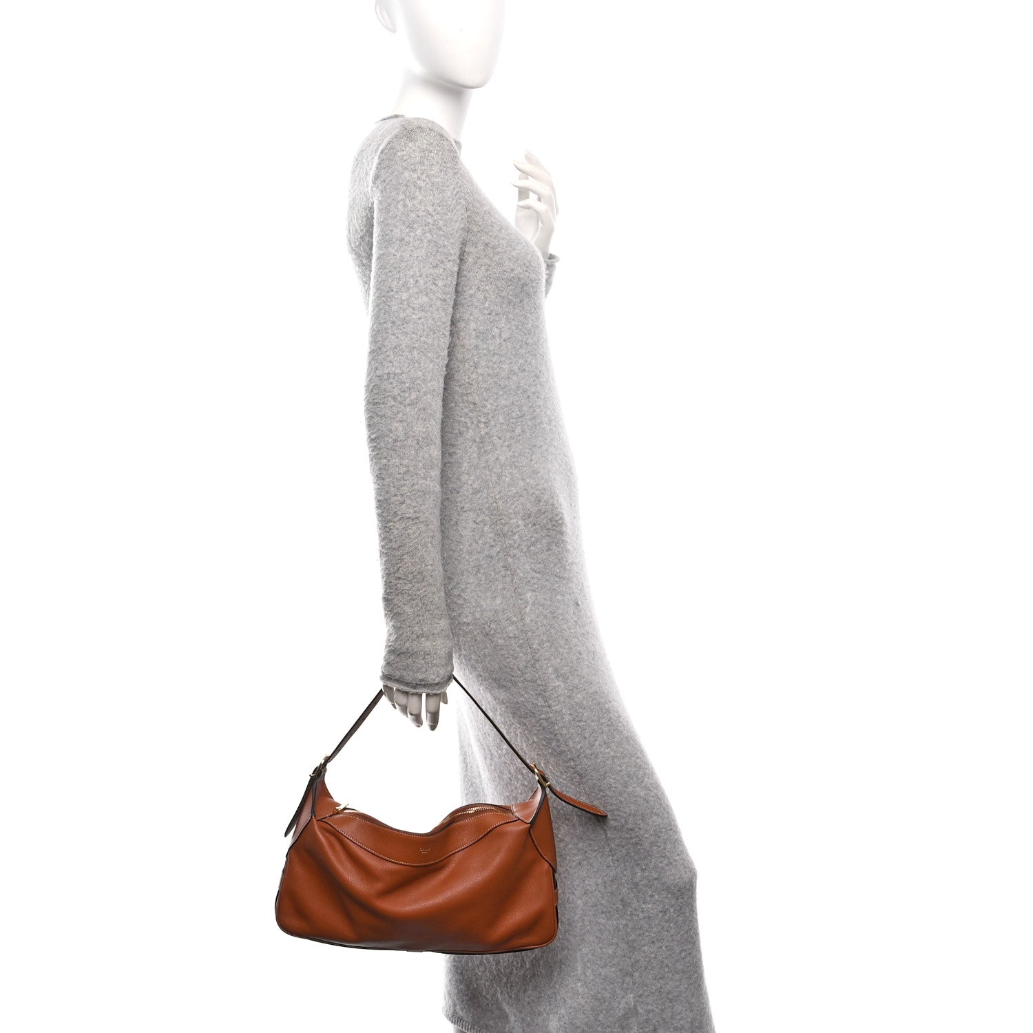Celine Supple Calfskin Medium Romy Shoulder Bag Tan 2 of 11