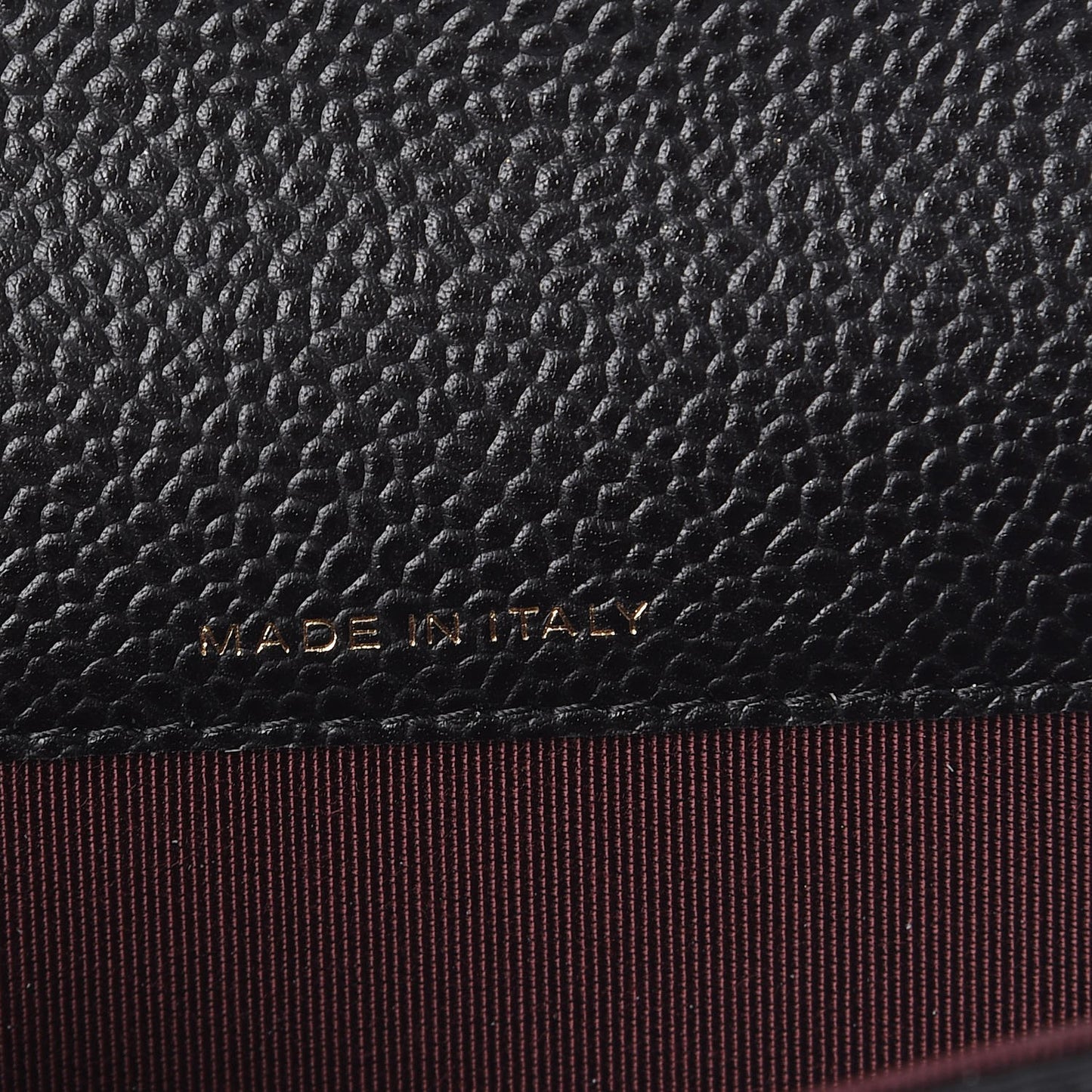 Caviar Quilted Flap Card Holder Black