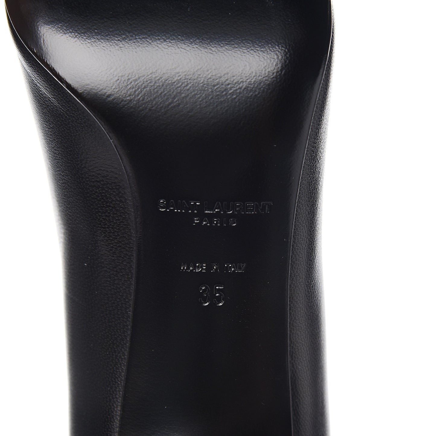 Calfskin Classic Paris 80 Skinny Pumps 35 Black