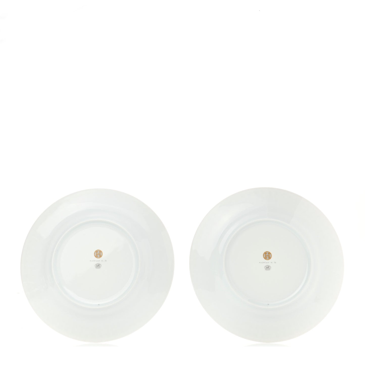 Porcelain Mosaique Au 24 Gold Dinner Plate Set of 2