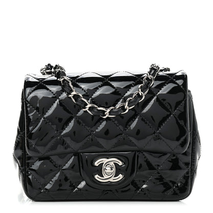 Chanel Patent Calfskin Quilted Mini Square Flap Black 1 of 9
