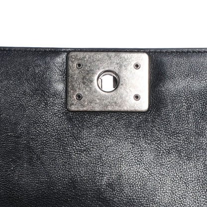 Chanel Calfskin Quilted Medium Boy Flap Black 6 of 9