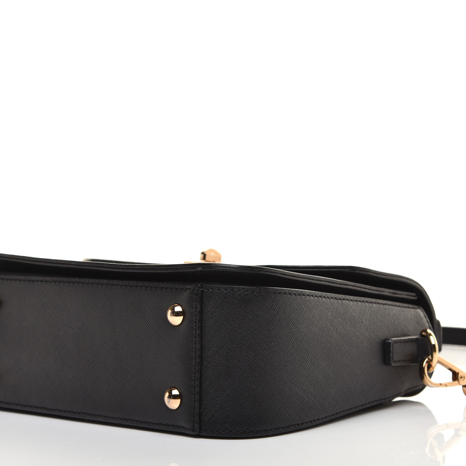 MCM Saffiano Milla Crossbody Black 8 of 9
