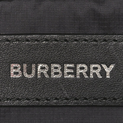 Burberry Econyl Logo Print Small Cannon Bum Bag Charcoal Grey 7 of 9