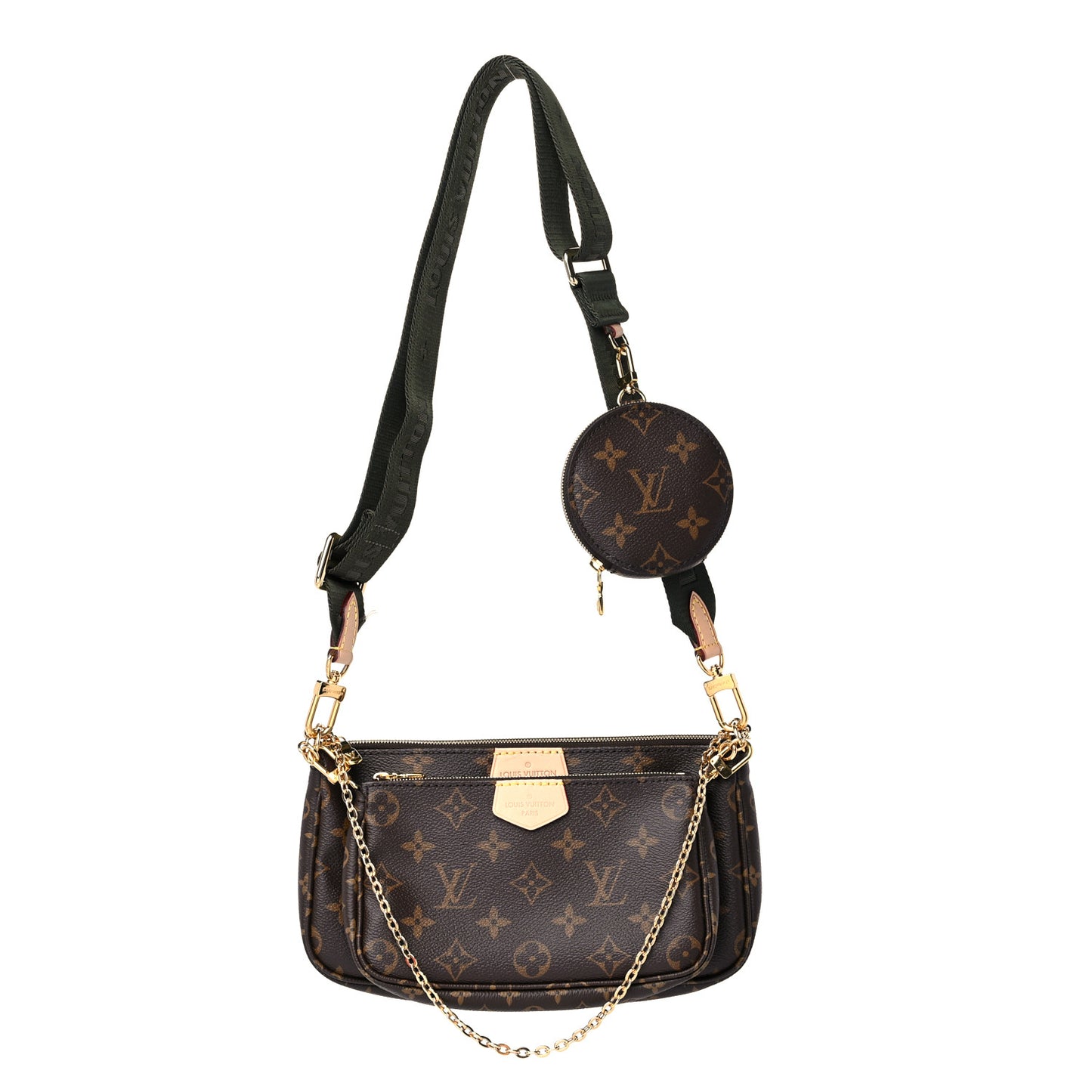 Monogram Multi Pochette Accessories Kaki
