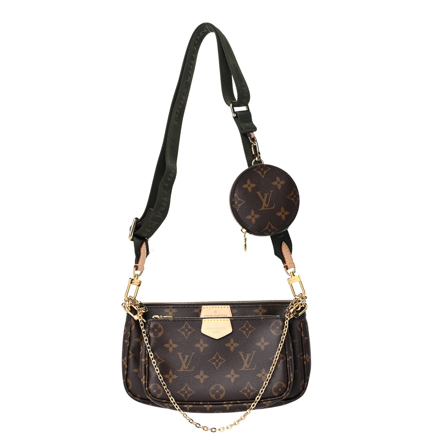 Louis Vuitton Monogram Multi Pochette Accessories Kaki 1 of 14