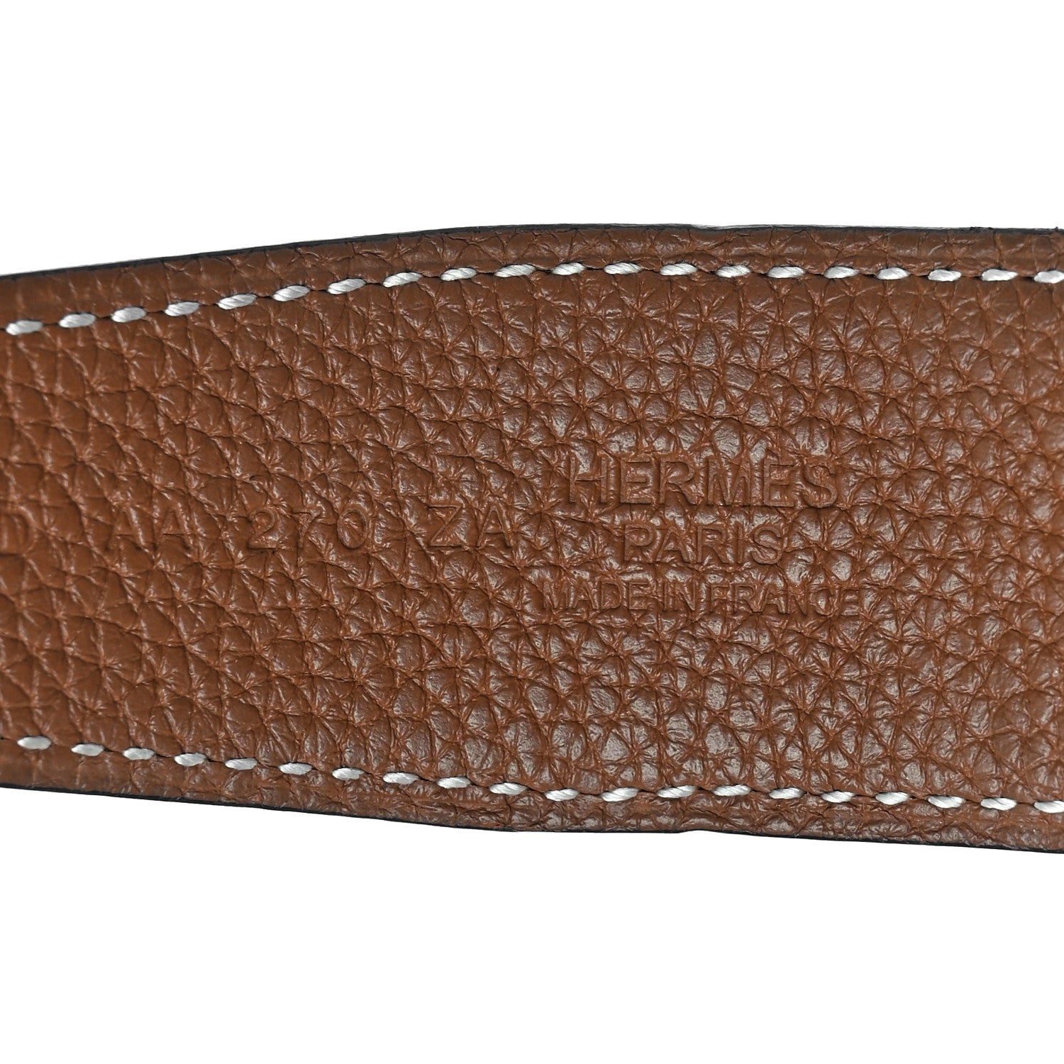 Hermes Box Togo 32mm H Belt 80 Black Gold 3 of 5