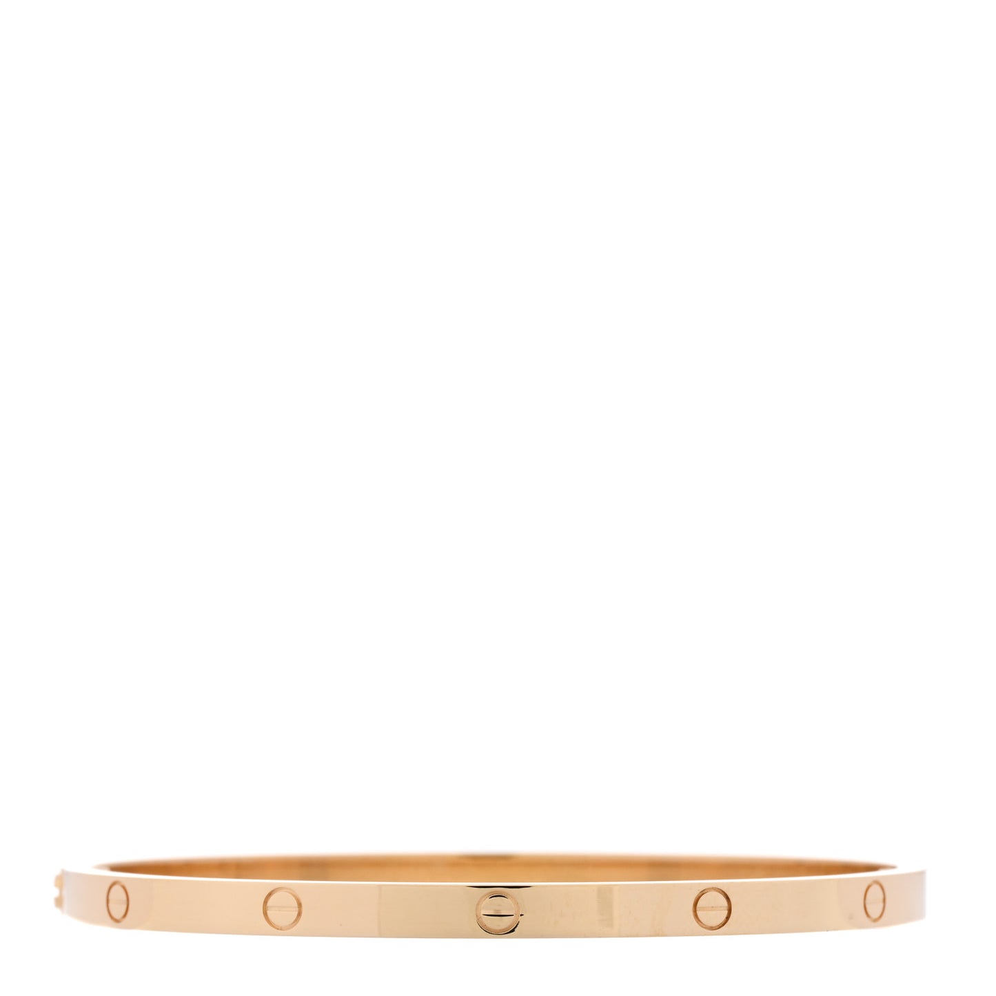 18K Yellow Gold Small LOVE Bracelet 17