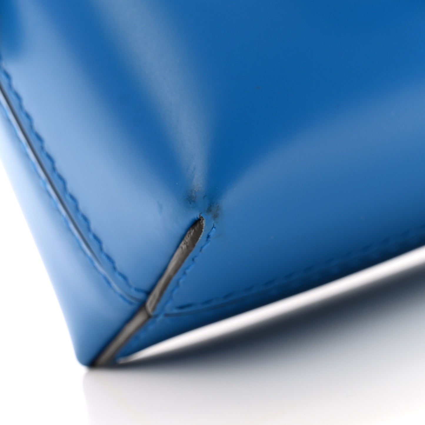 Calfskin Mini Trifolio Bag Footballer Blue