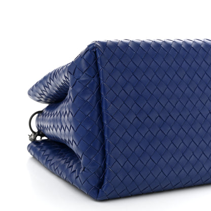 Bottega Veneta Light Calf Intrecciato Small Roma Signal Blue 9 of 10