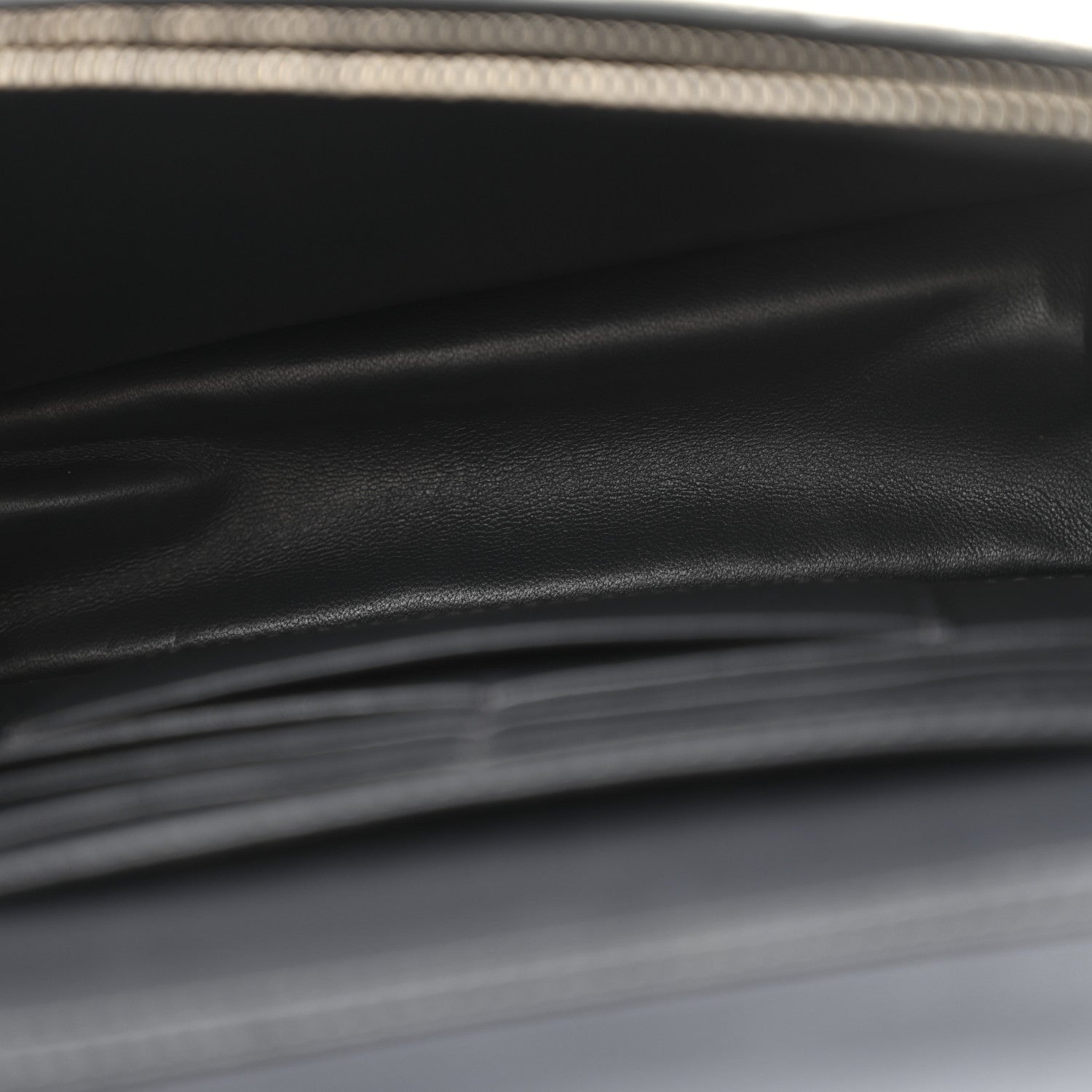 Christian Dior Metallic Lizard Miss Dior Promenade Pouch Gunmetal 5 of 12