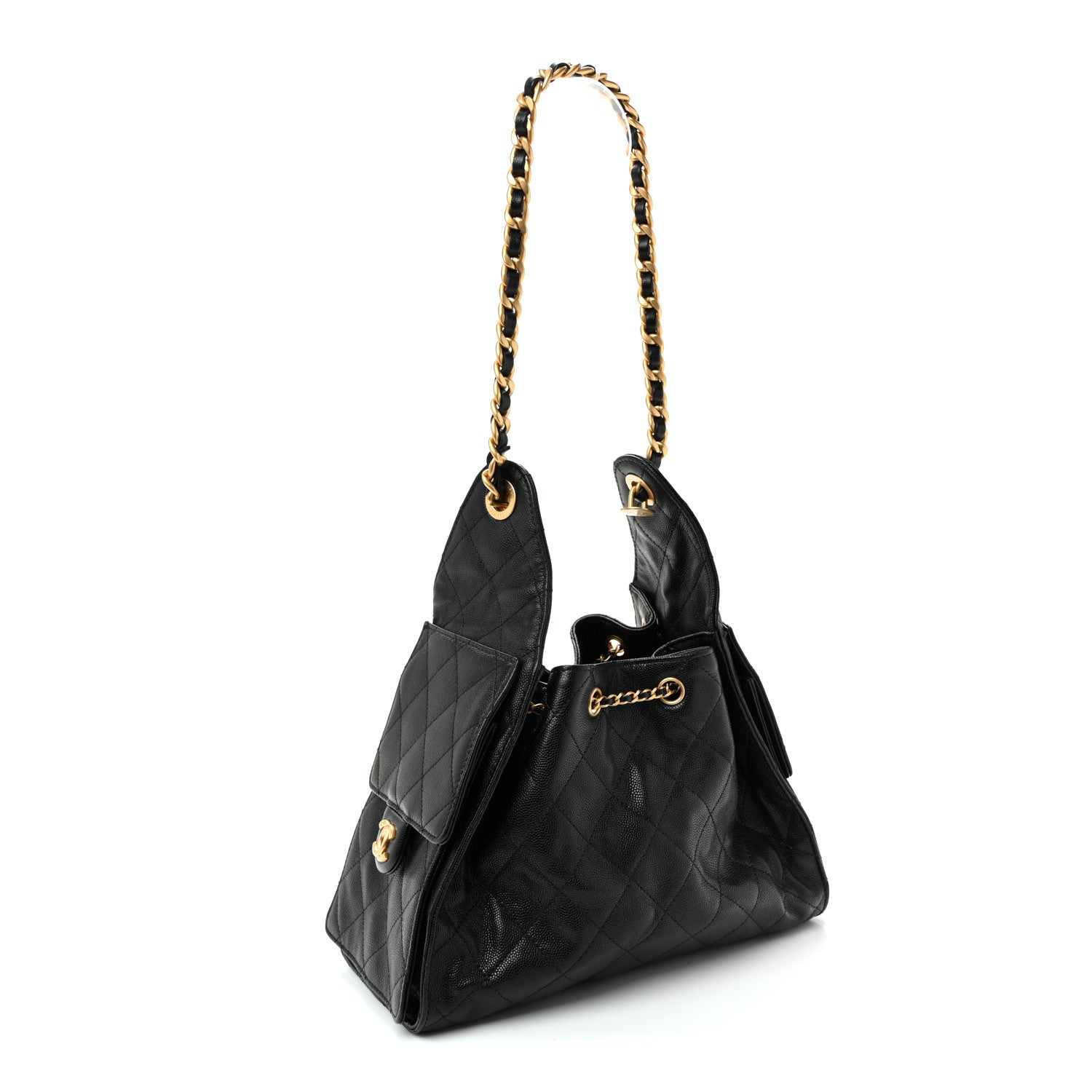 Chanel Caviar Quilted Small Chanel 25 Handbag Black 3 of 10