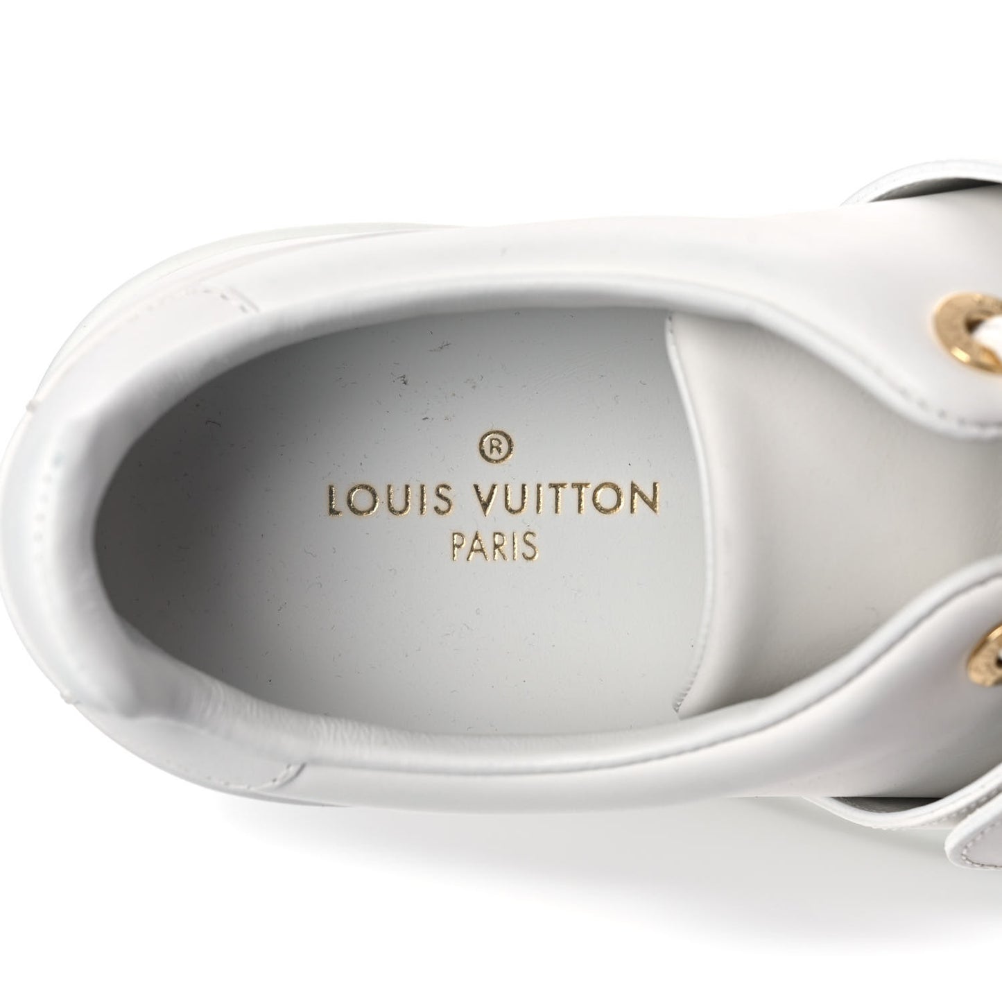 Calfskin Front Row Sneaker 38 White