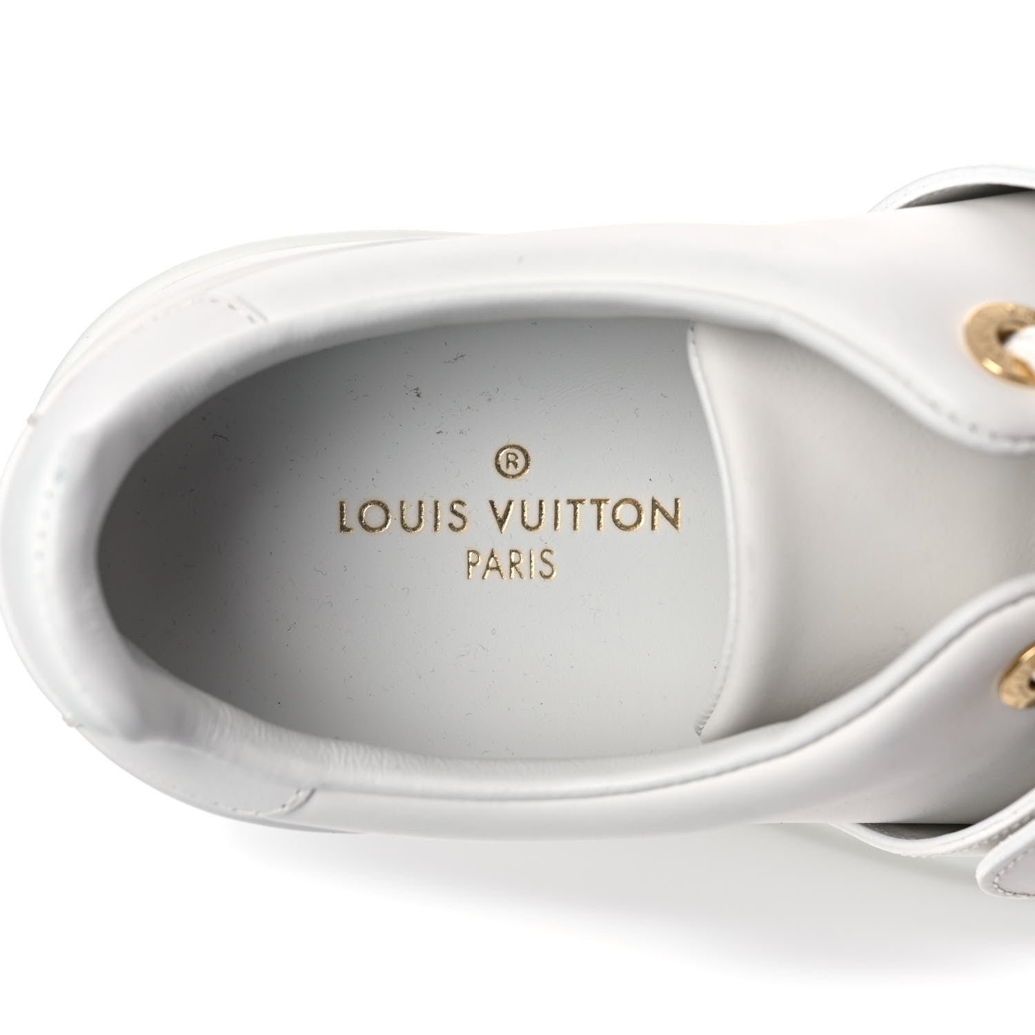 Louis Vuitton Calfskin Front Row Sneaker 38 White 7 of 9