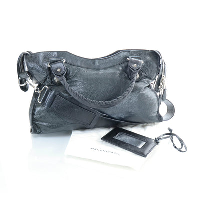 Balenciaga Agneau Giant 21 Silver Hardware City Black 3 of 10