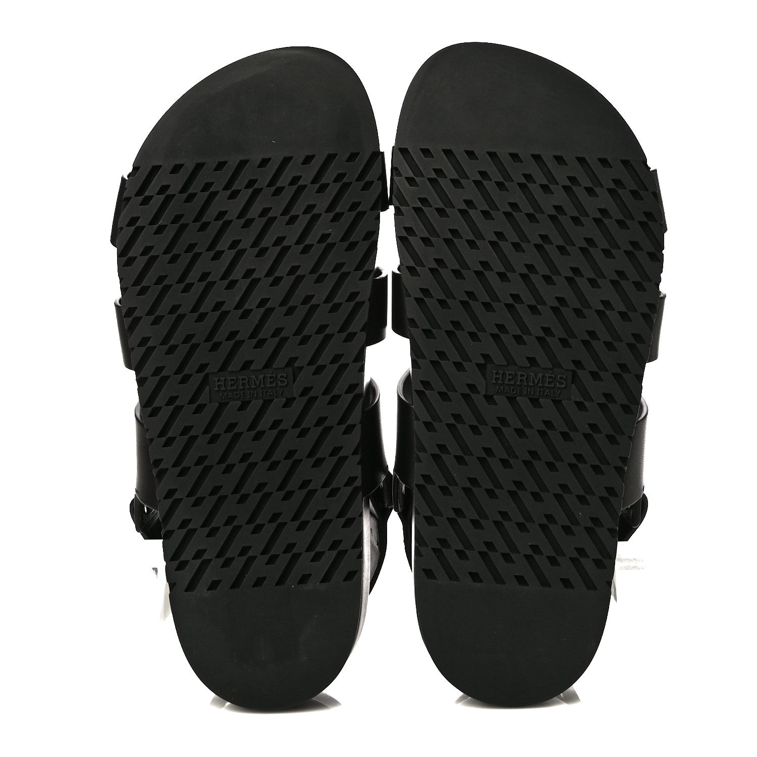 Hermes Calfskin Womens Takara Sandals 35 Black 6 of 10