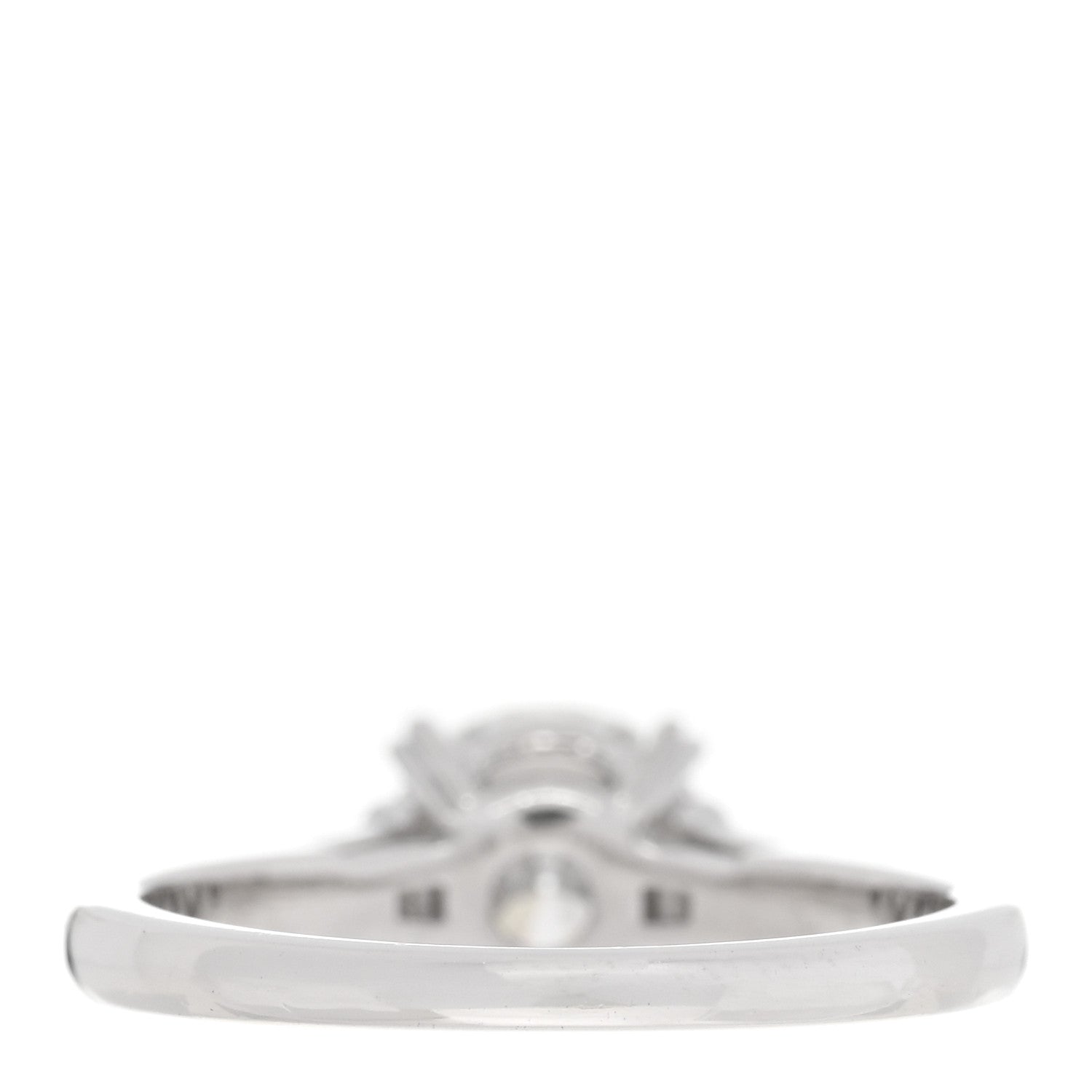 Harry Winston Platinum Diamond 1.40ct Classic Winston Round Brilliant Engagement Ring 51 5.75 3 of 6