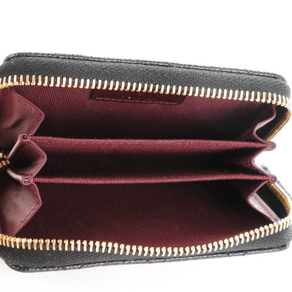 Chanel Caviar Quilted Zip Coin Purse Black 5 of 7