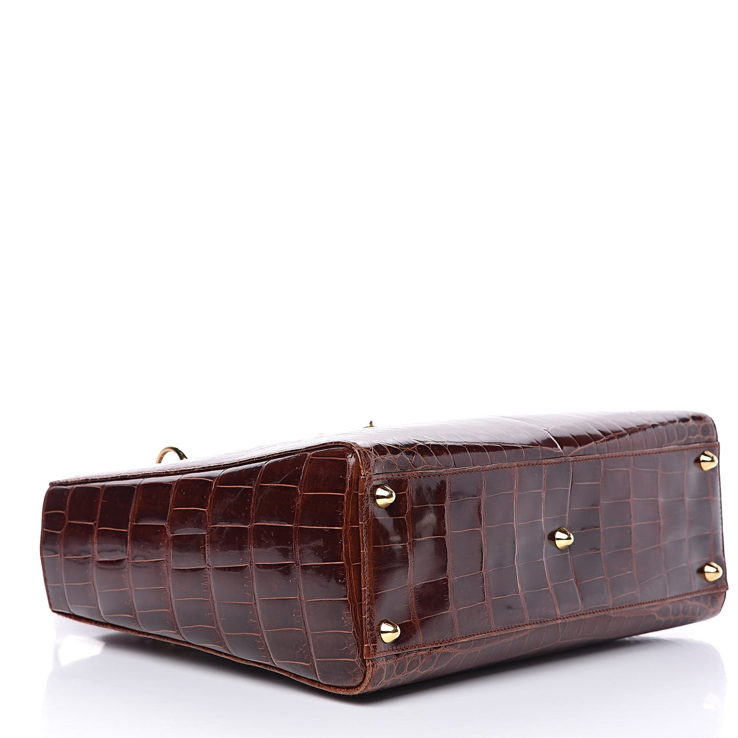 Crocodile Large Lady Dior Brown
