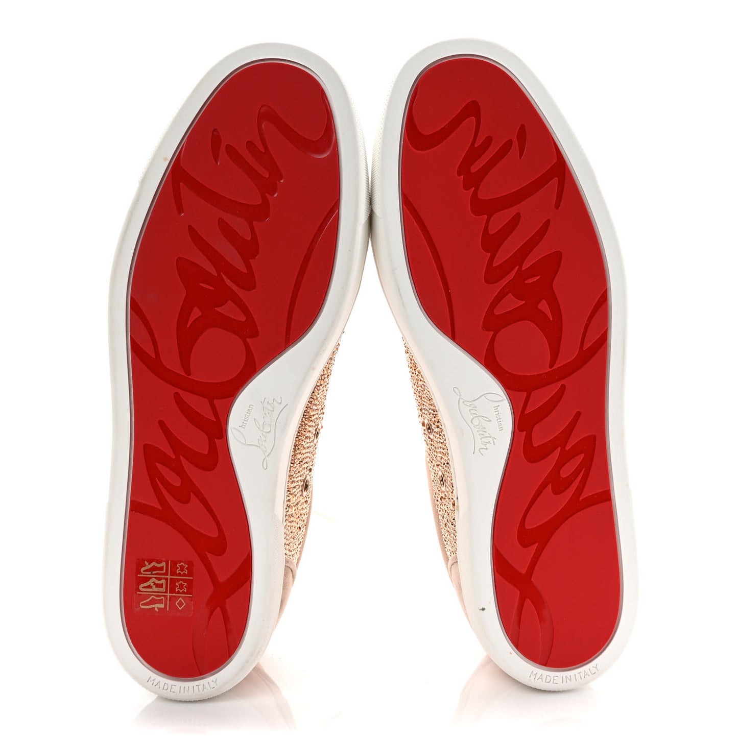 Veau Velours Calfskin Crystal Womens Viera Flat Sneakers 39 Antoinette