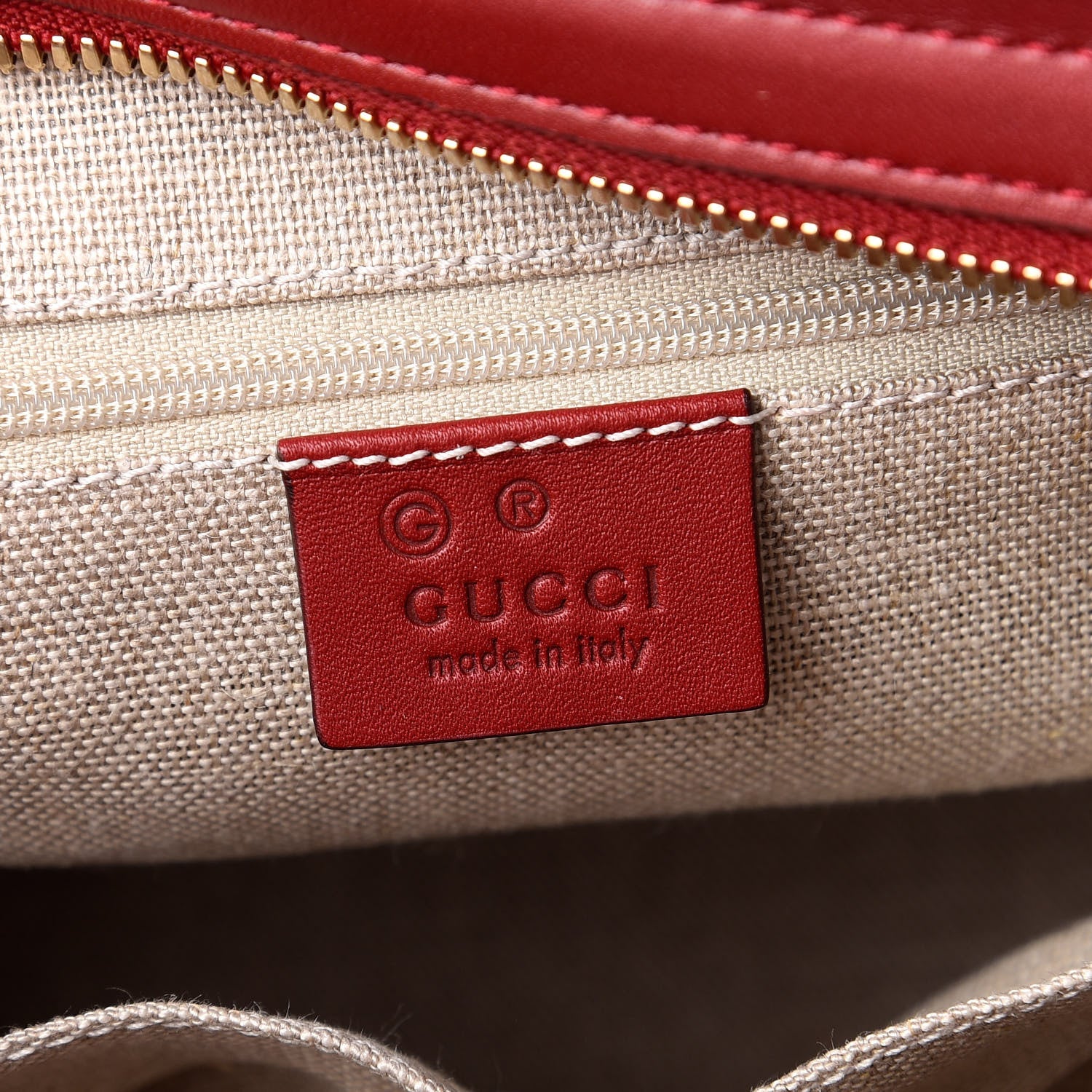 Gucci Microguccissima Small Bree Tote Red 6 of 10