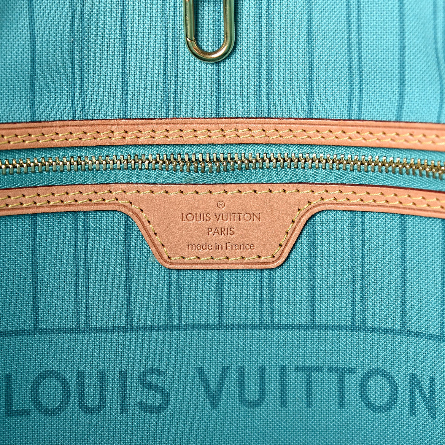 Louis Vuitton Monogram V Neverfull MM Turquoise 7 of 13