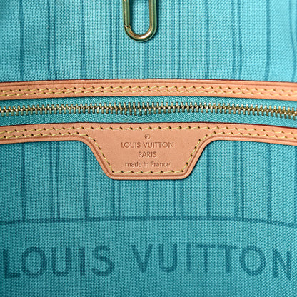 Louis Vuitton Monogram V Neverfull MM Turquoise 7 of 13
