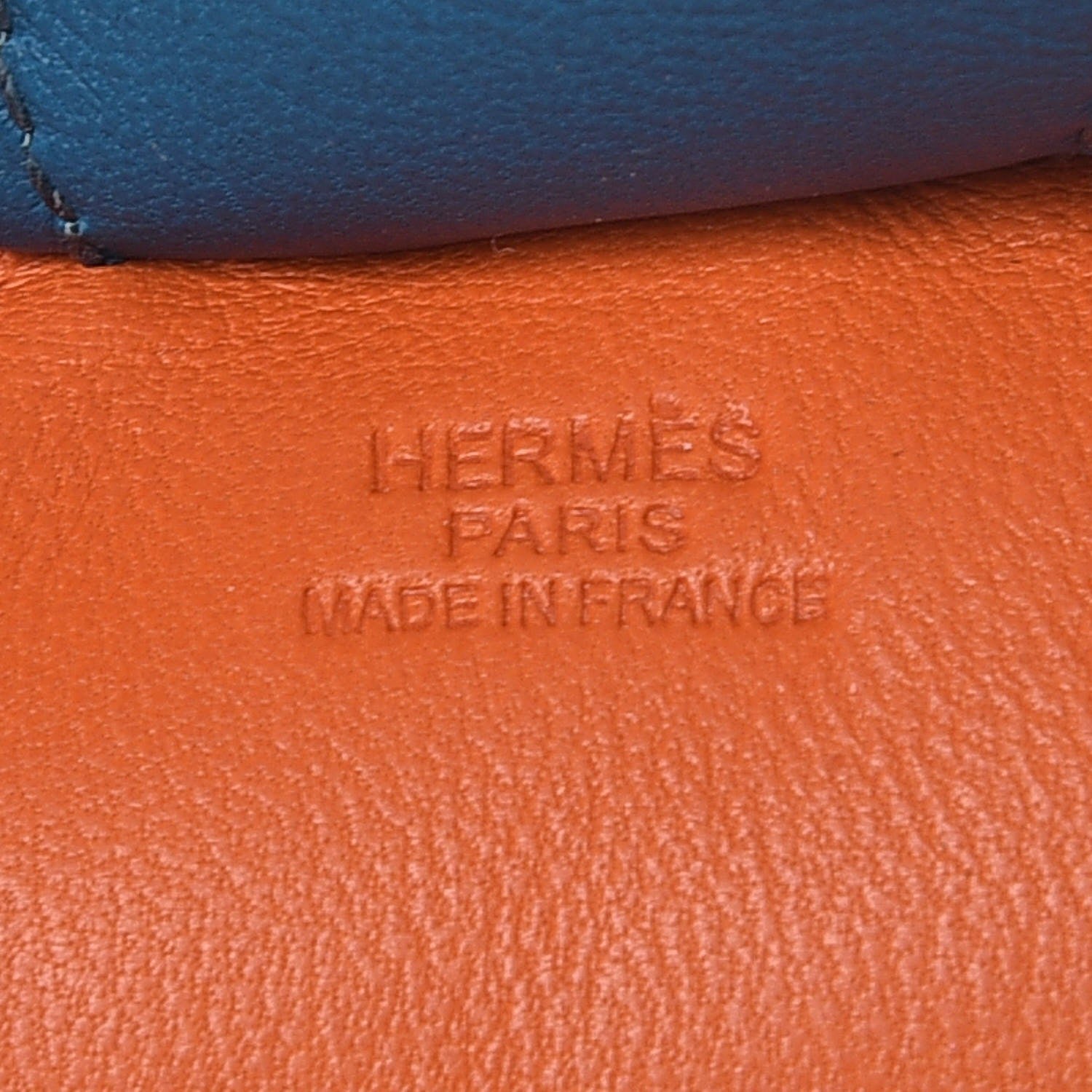 Hermes Milo Lambskin Grigri Rodeo Horse Bag Charm MM Feu Celeste Bleu Izmir 3 of 4