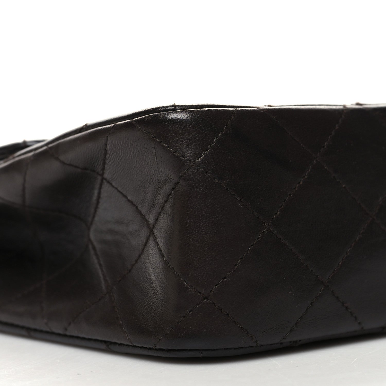 Chanel Lambskin Quilted Small Single Flap Brown 9 of 13