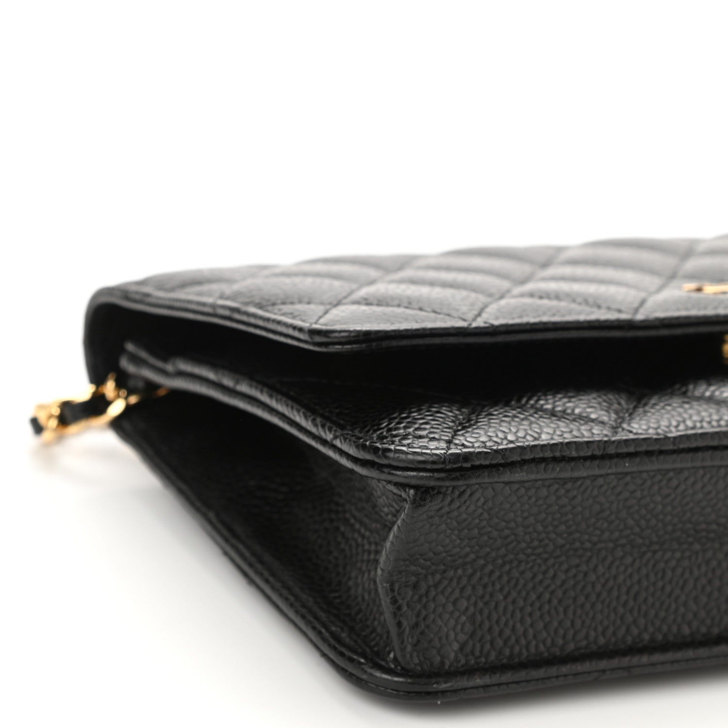 Chanel Caviar Quilted Wallet On Chain WOC Black 10 of 11
