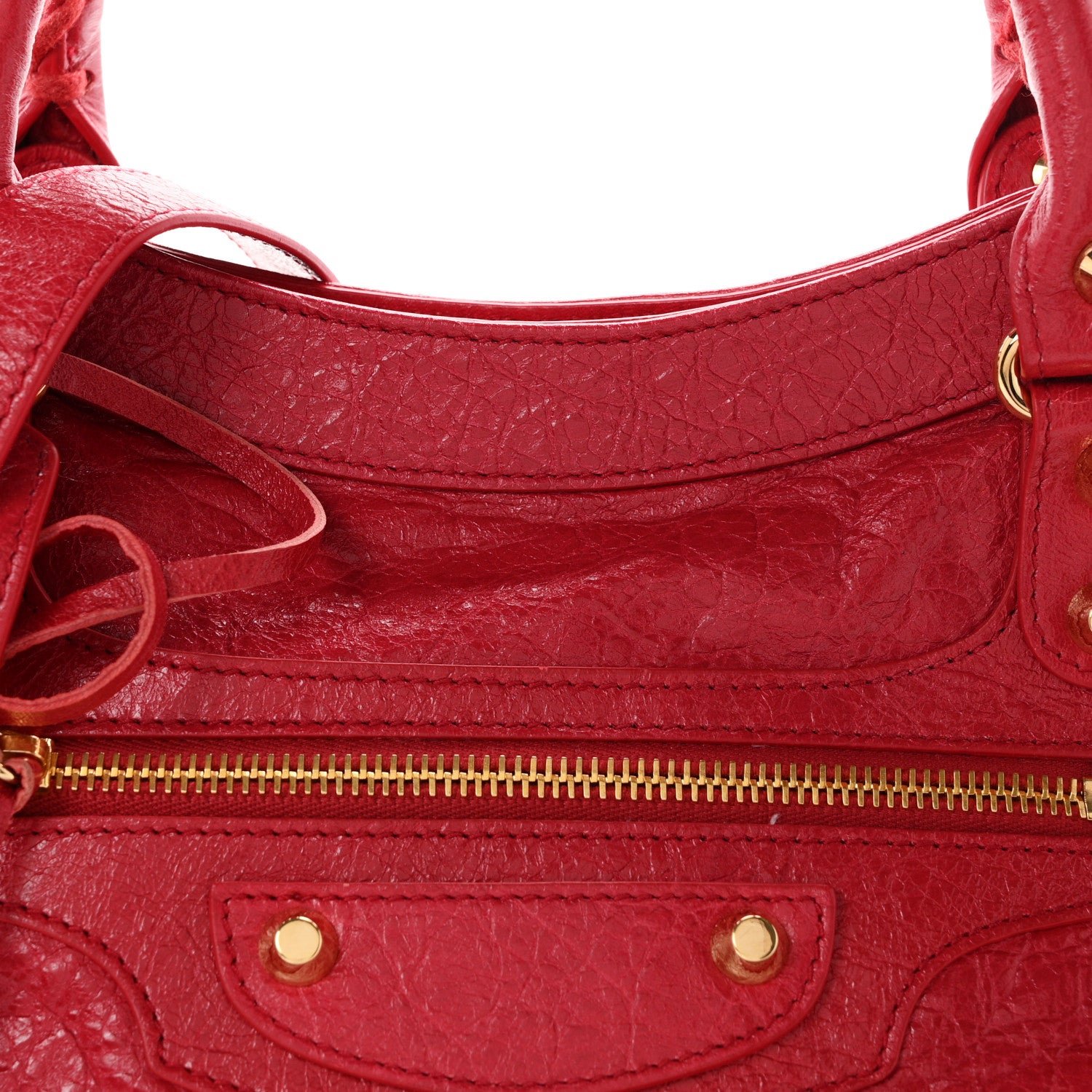 Balenciaga Agneau Classic Gold Hardware Velo Rouge Sapphire 9 of 11