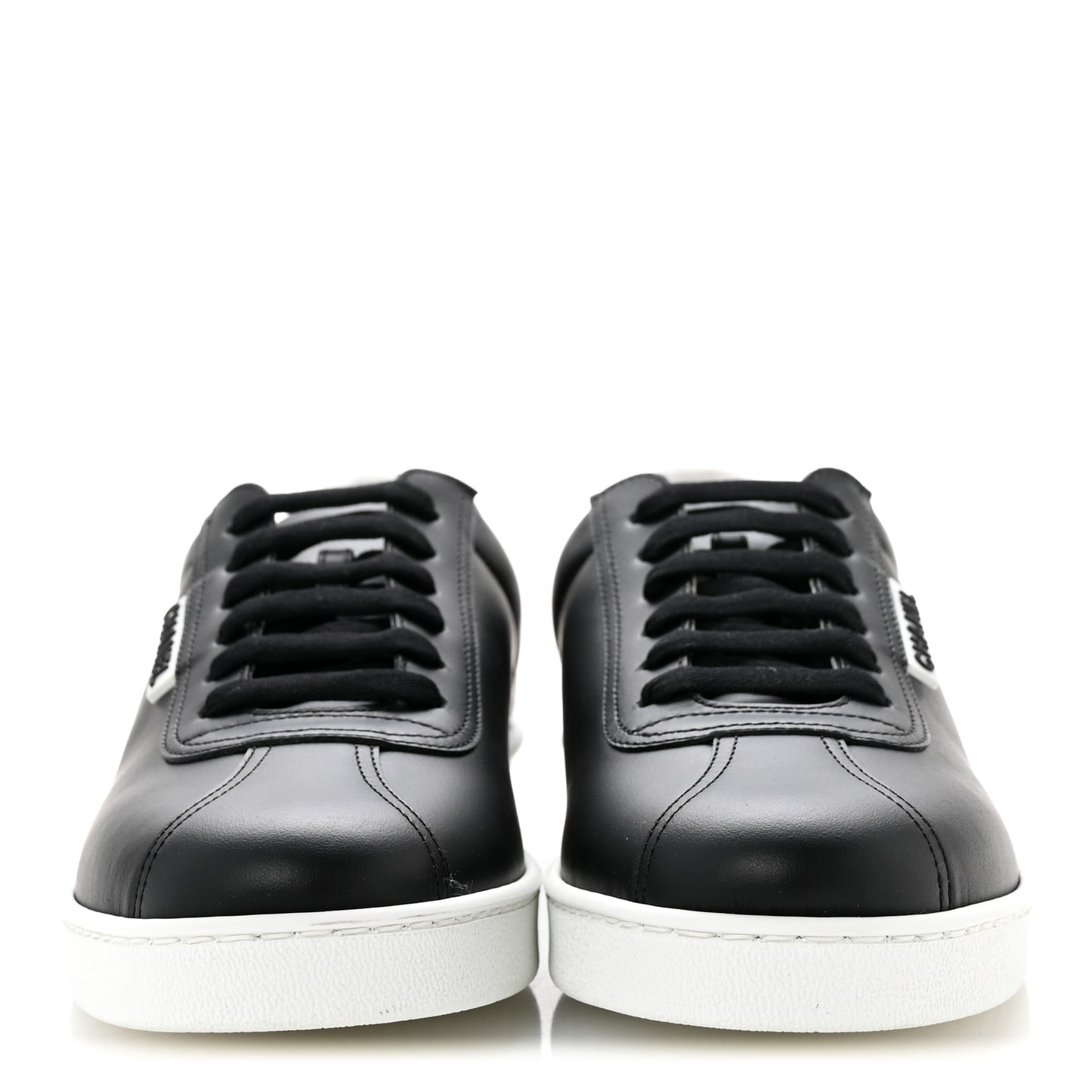 Calfskin CC Uniform Womens Sneakers 40 Black