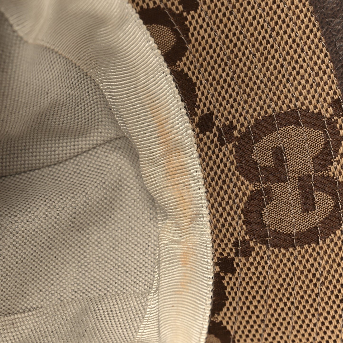 Monogram Jumbo GG Bucket Hat M Camel Ebony New Acero