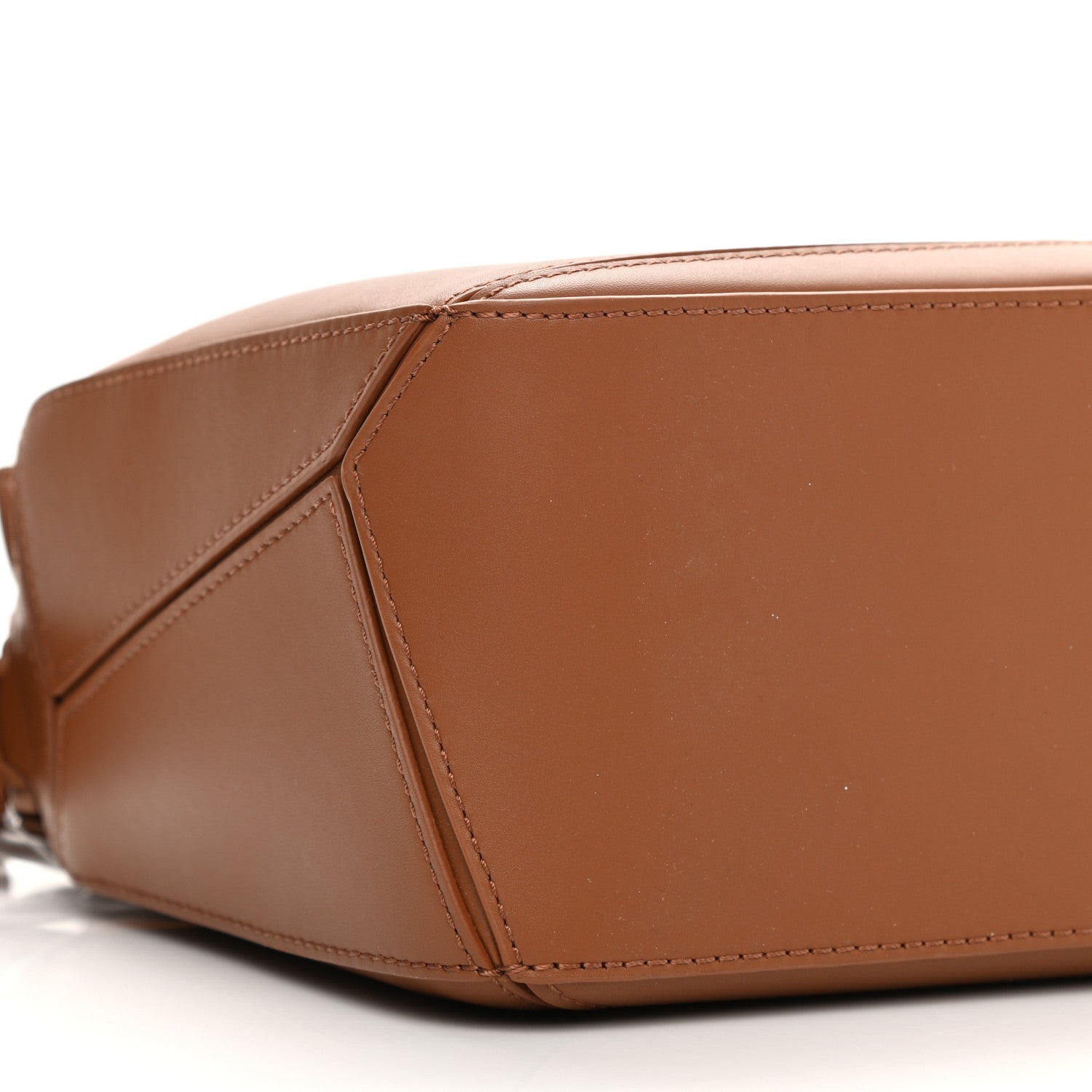 Loewe Satin Calfskin Small Puzzle Bag Pecan 8 of 9