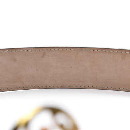 Gucci Crystal Monogram Hysteria Belt 95 38 Dark Brown 7 of 8