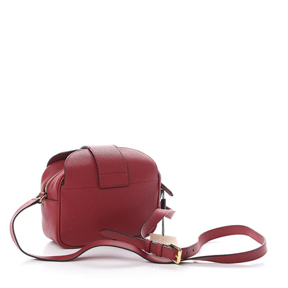 Burberry Soft Grain Calfskin Small Buckle Zip Bag Parade Red 2 of 6
