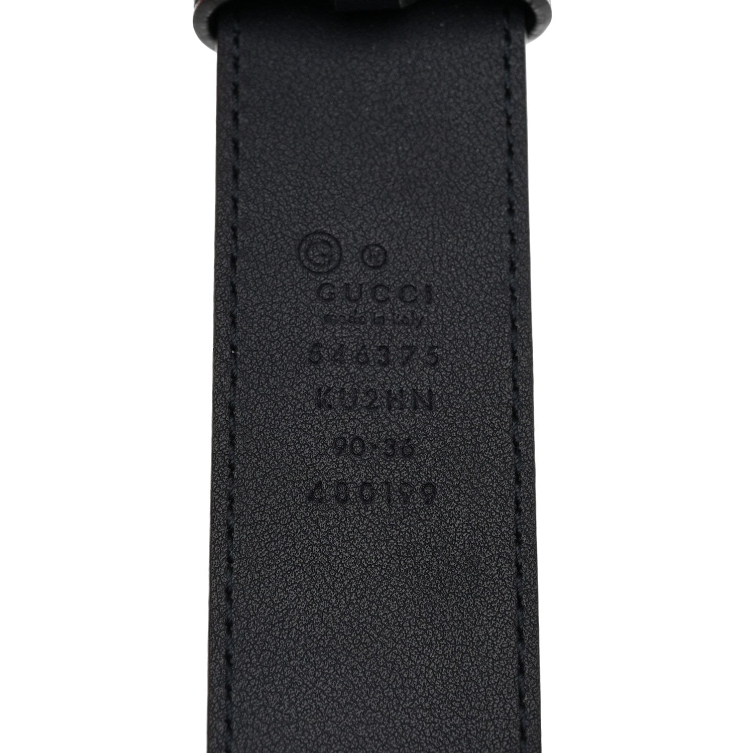 Gucci GG Supreme Monogram Blooms Plaque Belt 90 36 Blue 3 of 5