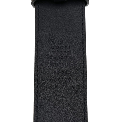 Gucci GG Supreme Monogram Blooms Plaque Belt 90 36 Blue 3 of 5