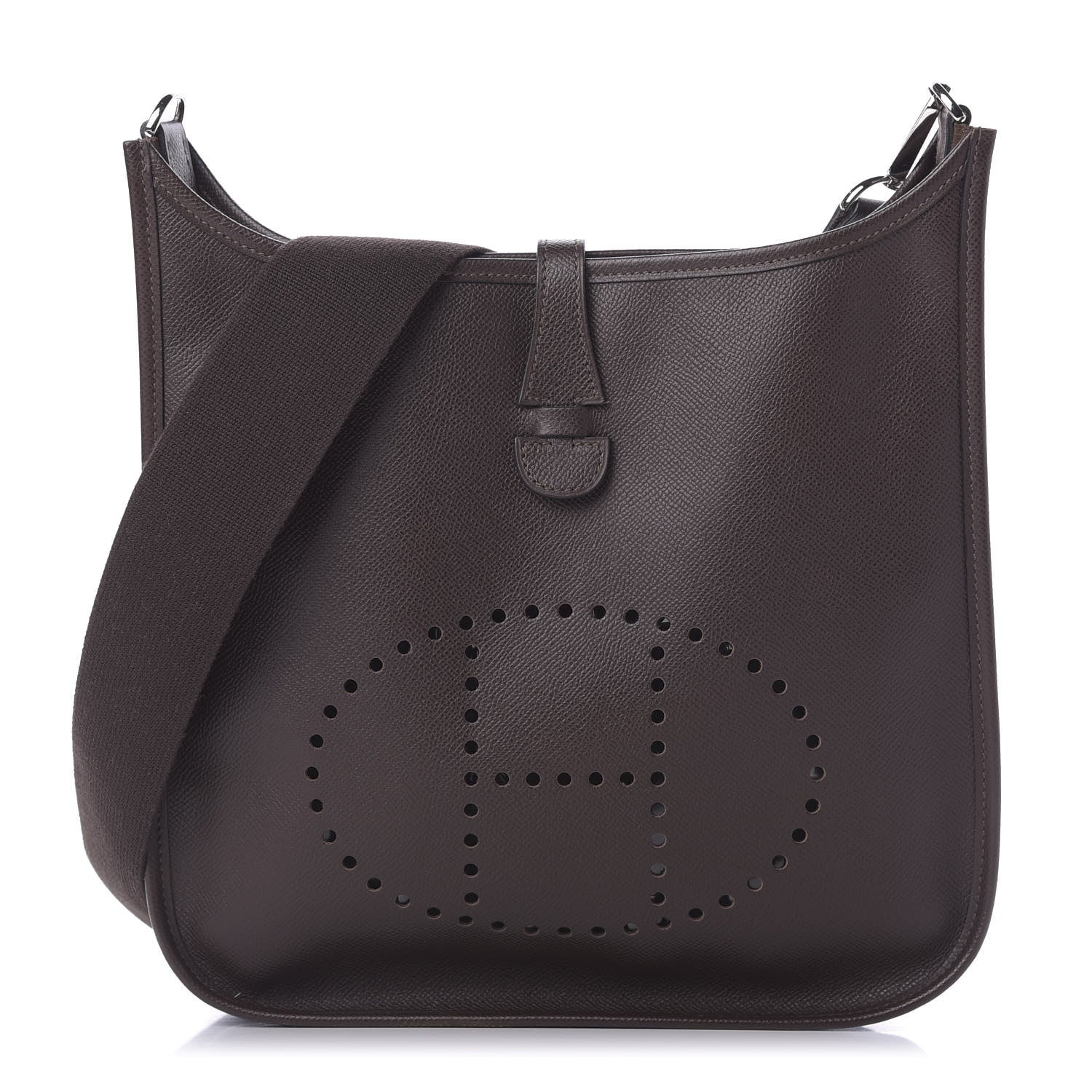 Hermes Epsom Evelyne II PM Chocolate 1 of 8