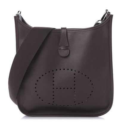 Hermes Epsom Evelyne II PM Chocolate 1 of 8